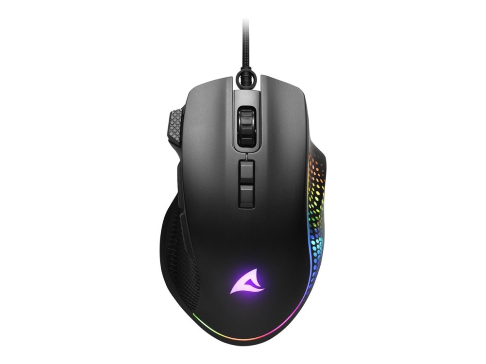 Sharkoon Shark Force 3, Rechts, Optisch, Usb Typ-A, 12800 Dpi, 7000 Fps, Schwarz