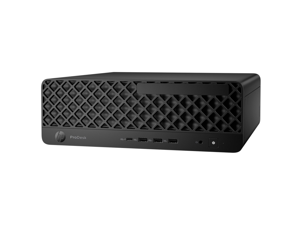 HP ProDesk 4 G1i AI - AI PC - SFF Core Ultra 5 225 / op til 4.9 GHz - RAM 16 GB - SSD 512 GB - NVMe - Intel Graphics - Gigabit Ethernet, IEEE 802.11ax (Wi-Fi 6E), Bluetooth 5.3 - Win 11 Pro - skærm: ingen - jack sort - Smart Buy - med HP Carbon Neutral Computing Services - Dør-til-dør service til stationære computere