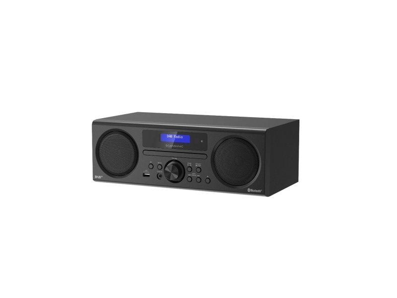 Scansonic DA310, Digital, DAB+,FM,PLL, 10 W, Hvid, Dreje billede