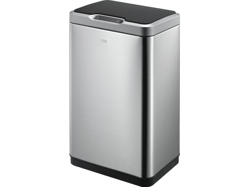 Affaldsspand, Eko Mirage Sensor, Stål Mat, Rustfrit Stål, 30 L, Med Plastik Inderspand Og Soft Close