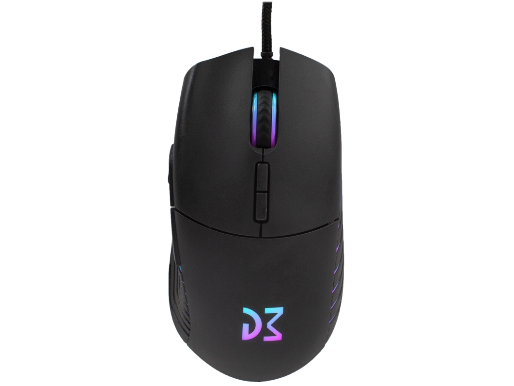 Dream Machines Dm5 Blink, Højre Hånd, Optisk, Usb Type-A, 16000 Dpi, 10 Ms, Sort