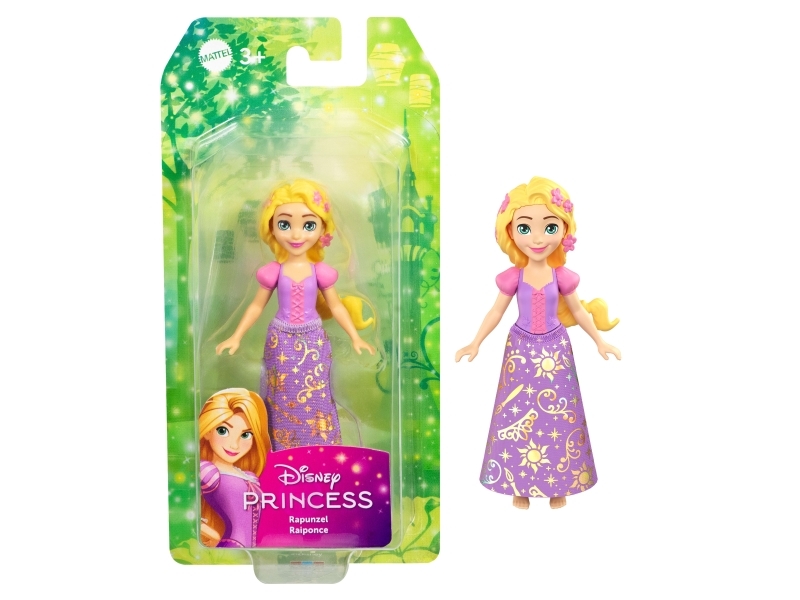 Disney Princess Rapunzel Core Small Doll, Minidukke, Pige, 3 År, Dreng/Pige, 95,4 mm, 50 g