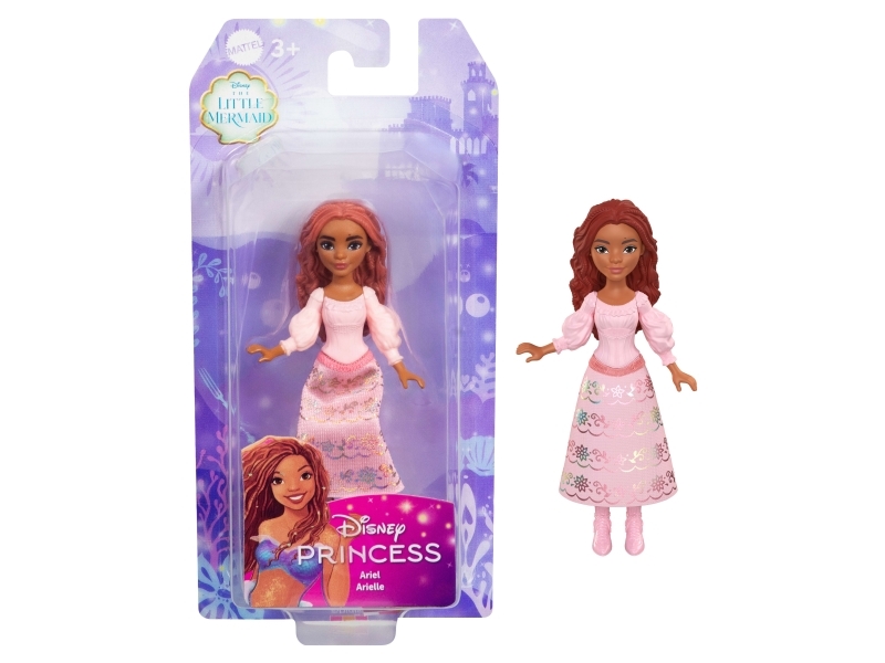 Disney Princess Live Action Ariel Core Small Doll, Minidukke, Hunstik, 3 År, Dreng/Pige, 117 mm, 50 g