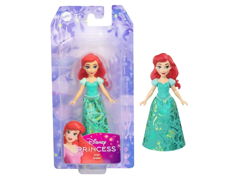 Disney Princess Ariel Core Small Doll, Minidukke, Pige, 3 År, Dreng/Pige, 95,4 Mm, 50 G