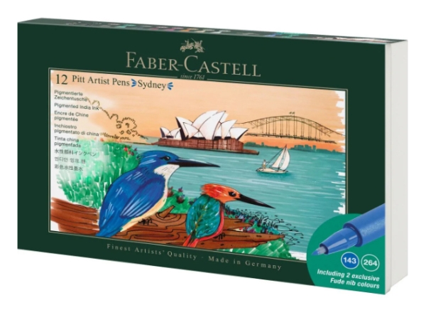 Faber-Castell Pitt Artist, 12 Pc(S), Cardboard Box