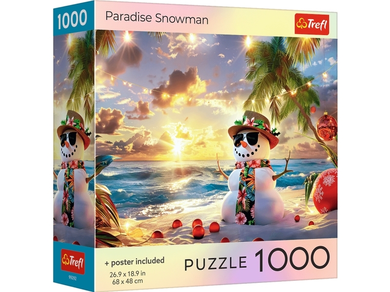 Trefl Puzzle 1000 El. Usa Collection: Paradise Snowman, 1000 Pc(S), Other, 4 Yr(S)