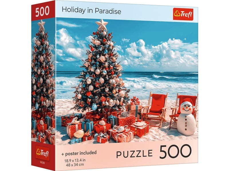 Trefl Puzzle 500 El. Usa Collection: Holiday In Paradise, 500 Pc(S), Christmas