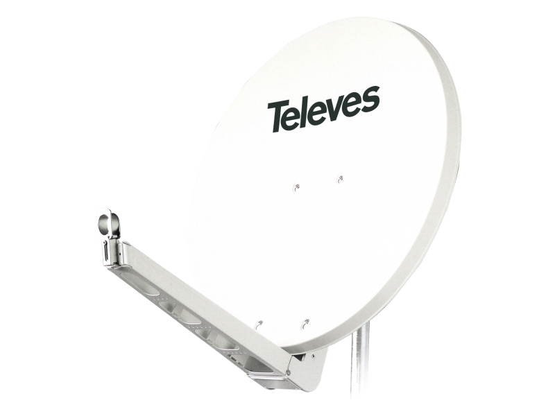 Televes 790304, 10,7 - 12,75 GHz, 39,5 dBi, 0 - 1,98°, 10 - 80°, 27,2°, Vit | TV, Ljud & Bild - TV & Hemmabio - TV Tillbehör | GameStuff