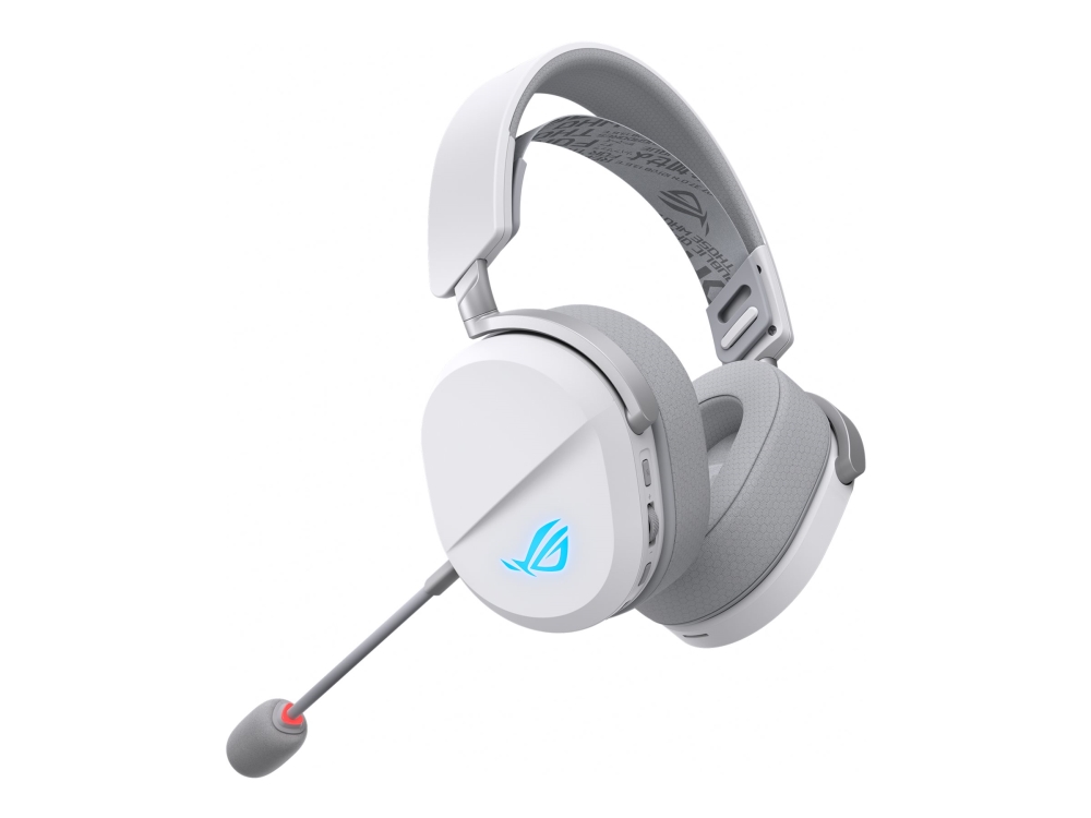 Asus Rog Pelta - Headset - Fuld Størrelse - Bluetooth/2,4 Ghz Radiofrekvens - Trådløs - Hvid