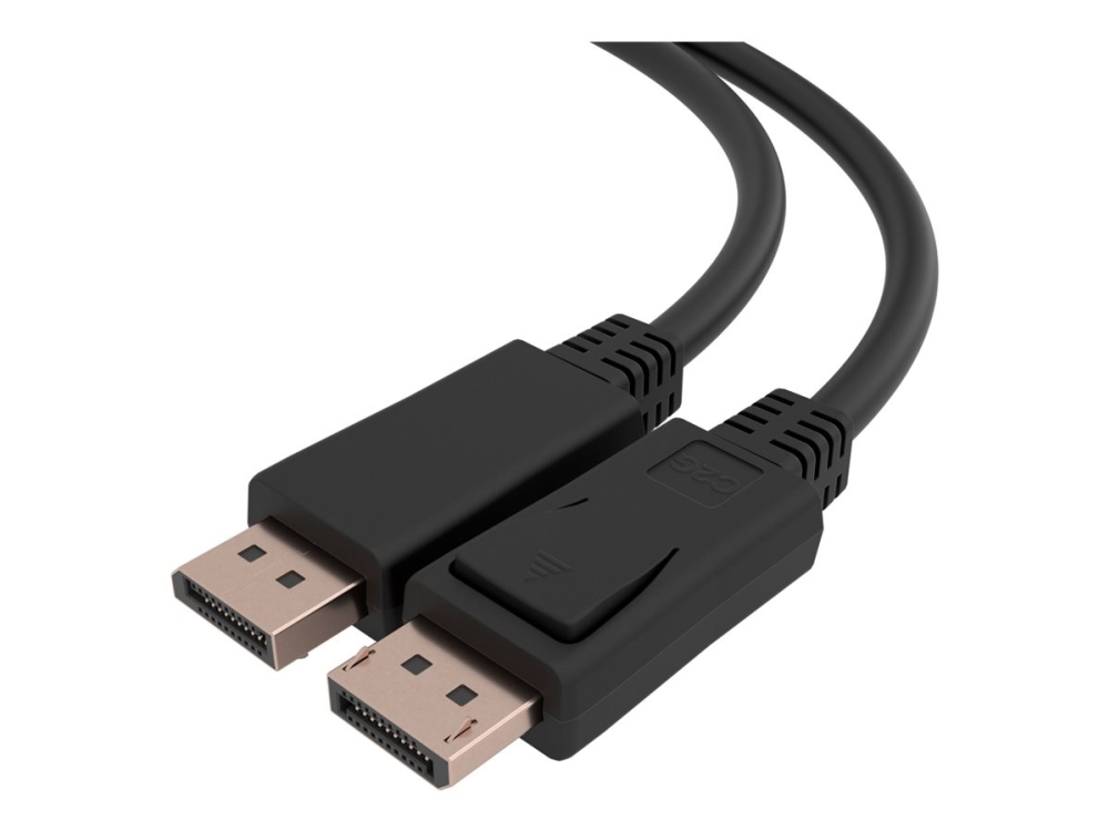 C2g 6Ft (1.8M) C2g Taa-Compliant Displayport Cable With Latches - 8K 60Hz - Displayport Kabel - Taa-Kompatibel - Displayport (Han) Haspet Til Display