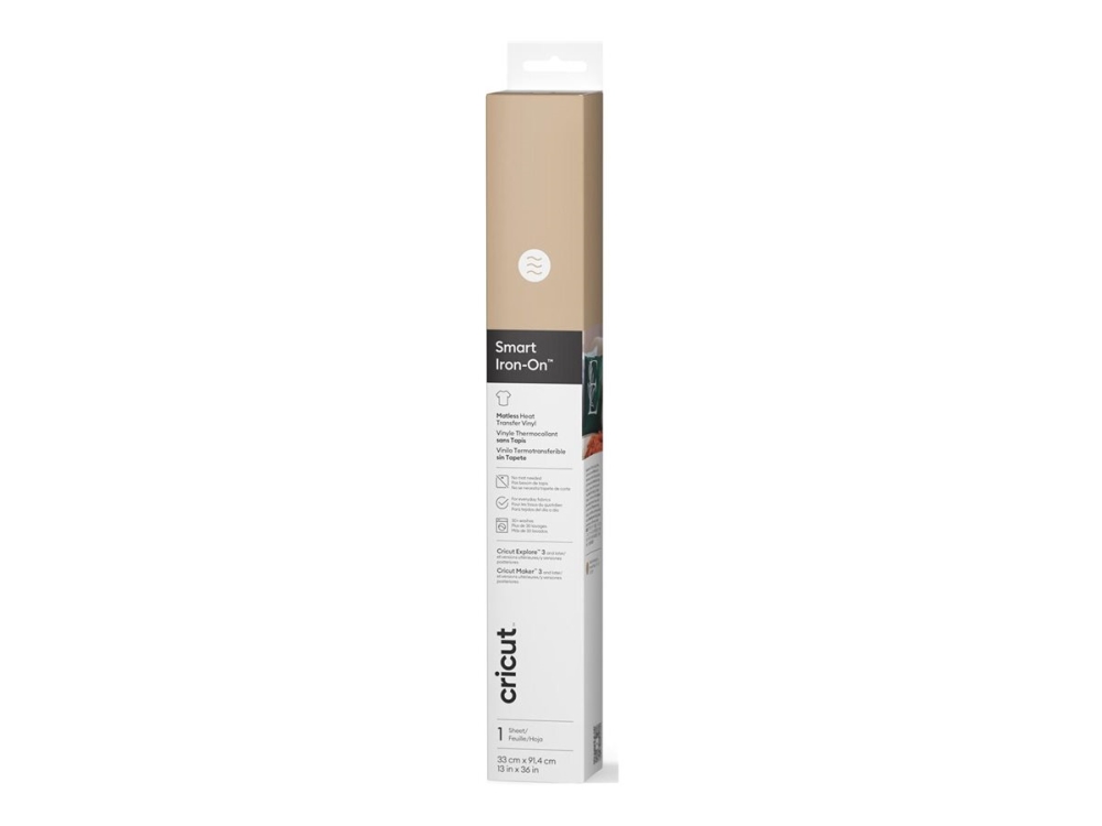 Cricut Smart Iron-On - Hobbymateriale - 33 x 90 cm - guld