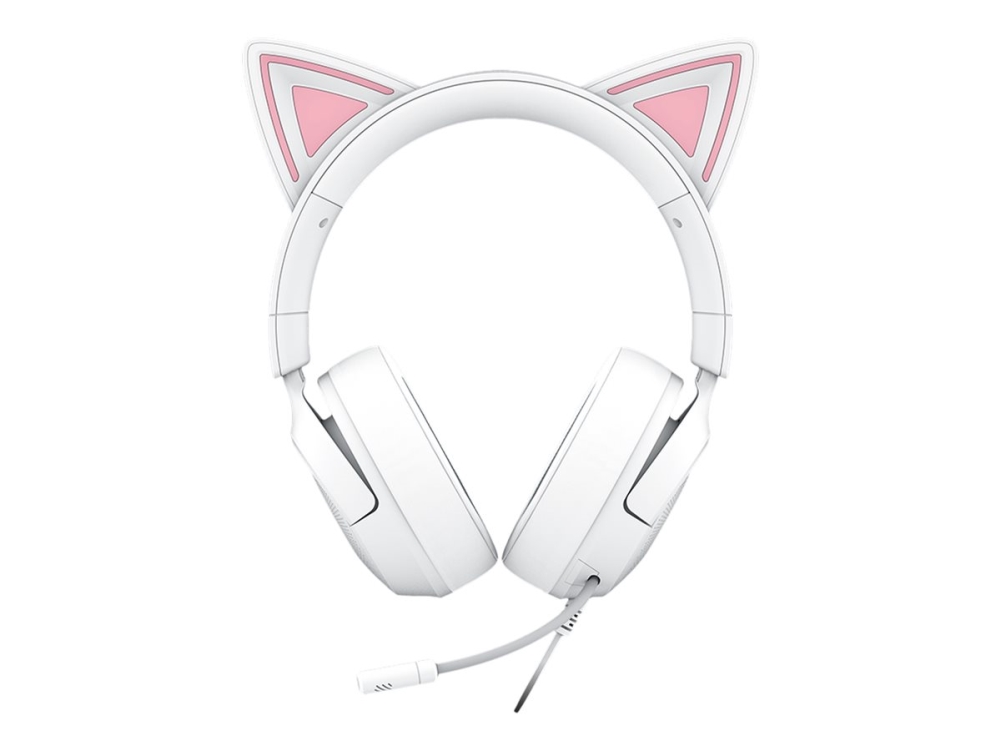 Razer Kraken Kitty V3 X Kabelgebundenes Rgb-Kitty-Headset Für Spiele, Weiß