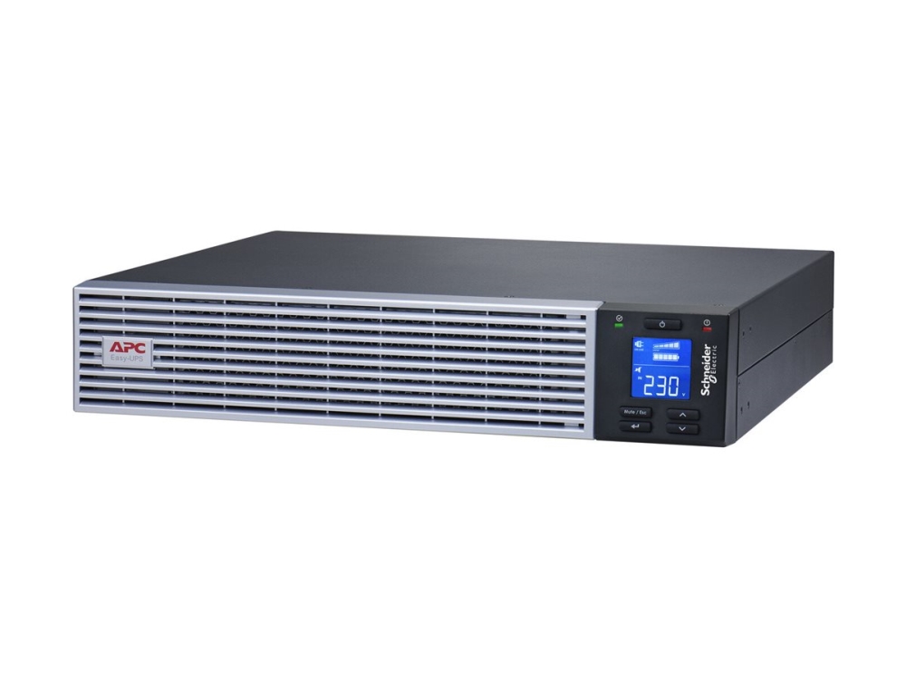 Apc Easy Ups On-Line - Usv (Rackversion) - Ac 230 V - 900 Watt - 1000 Va - 1-Faset - 1 X Batteri - Litiumion - Rs-232, Usb - Output-Stikforbindelser: