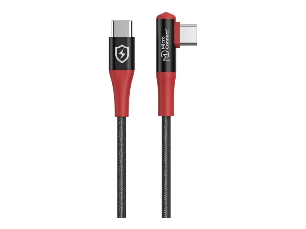 Microconnect - Usb-Kabel - 24-Pol. Usb-C (Stecker) Gerade Auf 24-Pol. Usb-C (Stecker) Gewinkelt - Usb 2.0 - 1,5 M - Usb Power Delivery (240 W), Safe