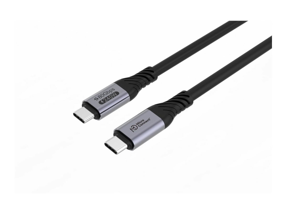 Microconnect Premium - Usb-Kabel - 24 Pin Usb-C (Han) Til 24 Pin Usb-C (Han) - Usb4 Gen3x2 - 48 V - 5 A - 1 M - 8K60 Hz Support, Usb Power Delivery (