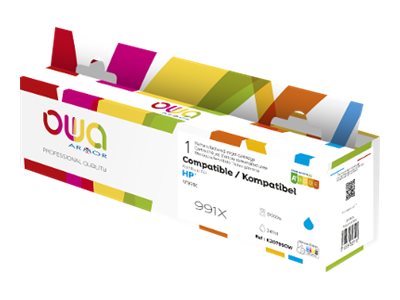 Owa - 247 Ml - Cyan - Kompatibel - Boks - Genproduceret - Blækpatron (Alternativ Til: Hp 981X) - For Hp Pagewide Color Mfp 774Dn, Mfp 779Dn Pagewide