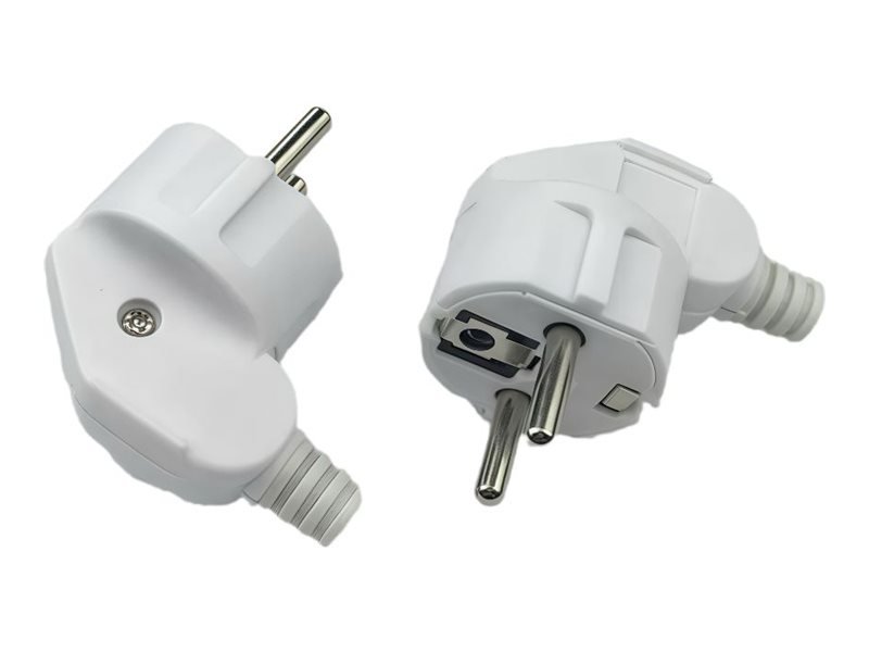 MicroConnect - Stikadapter - hardwire til Type E - 250 V - 16 A - hvid