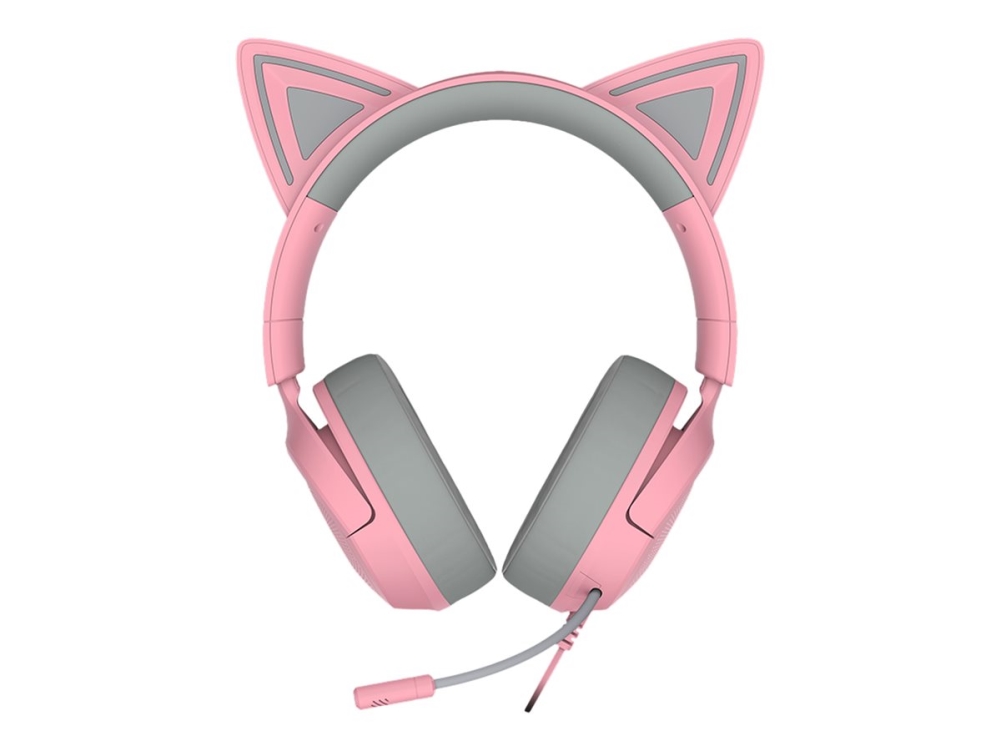 Razer Kraken Kitty V3 X - Headset - Volle Größe - Kabelgebunden - 3,5 Mm Klinke - Geräuschisolierend - Quarz