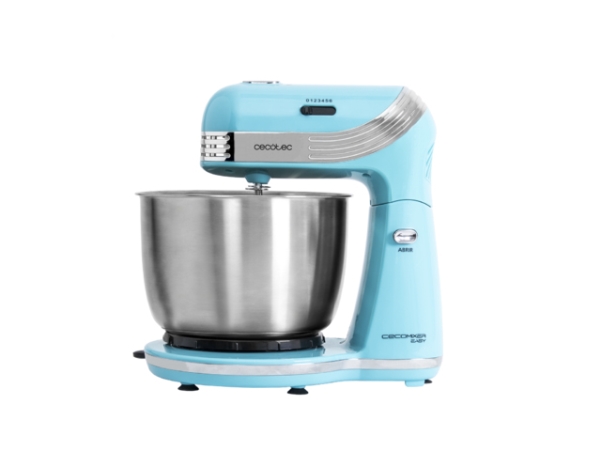 Cecotec Cecomixer Easy, Bordmixer, Blå, Slå, Ælte, Mikse, Omrøre, 3 L, Knapper, Rustfrit stål