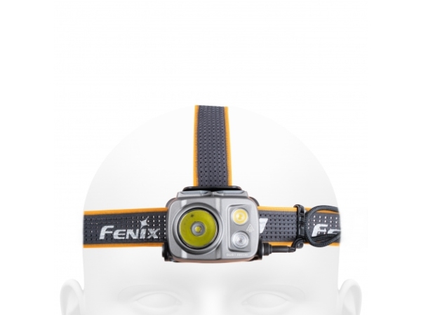 Fenix Hp25r V2.0, Stirnband-Taschenlampe, Schwarz, Gelb, Duraluminium, Tasten, 2 M, Ip66