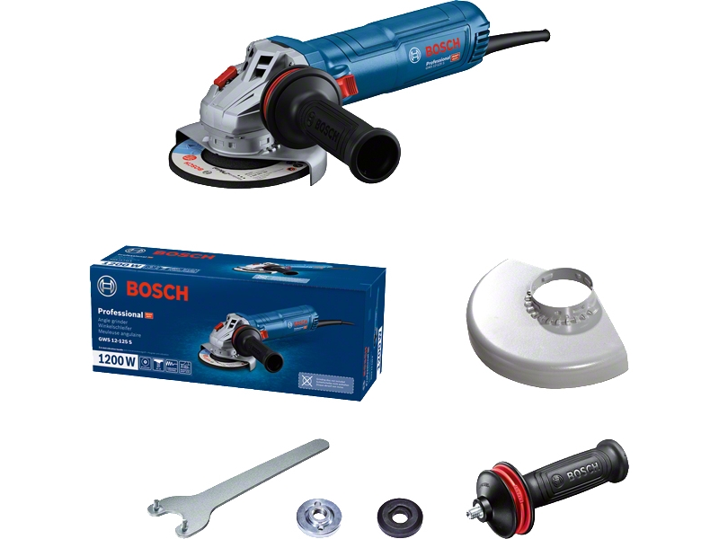 Bosch GWS 12-125 S Professional, 11000 RPM, 12,5 cm, AC, 2,2 kg