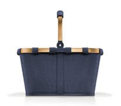 Reisenthel carrybag, Indkøbskurv, Blå, Aluminium, Polyester, 22 L, 480 mm, 280 mm