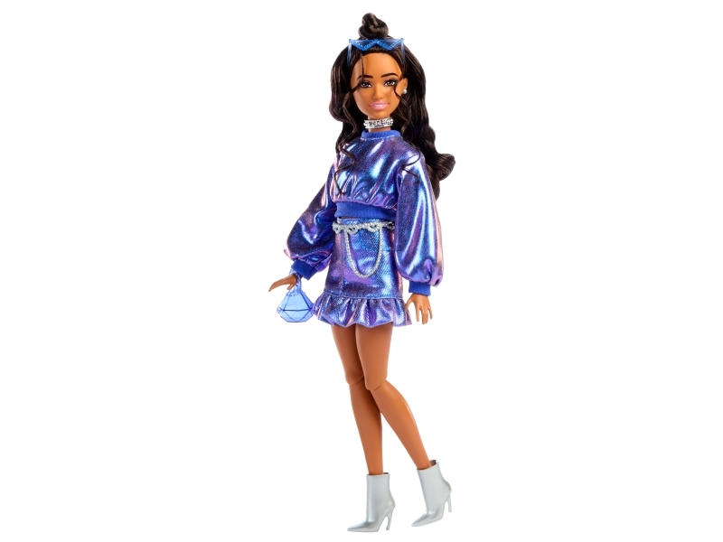 Barbie Blå Sweater & Nederdel Sæt med Tilbehør