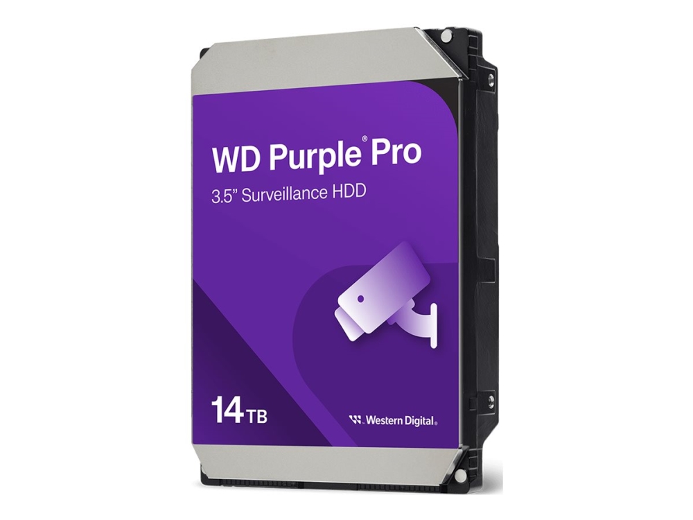 WD Purple Pro 14 TB 3,5-tums SATA III (6 Gb/s) serverhårddisk (WD142PURP) | Datorkomponenter - Hårddisk & Lagring - Interna hårddiskar | GameStuff