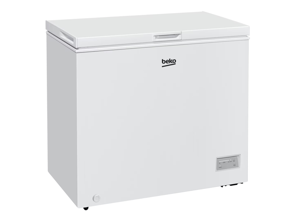 Beko CF200EWN - Öppning uppåt - bredd: 90.6 cm - djup: 54.5 cm - höjd: 84.5 cm - 198 liter - Klass E - vit | Vitvaror - Kyl & Frys - Frysboxar | GameStuff