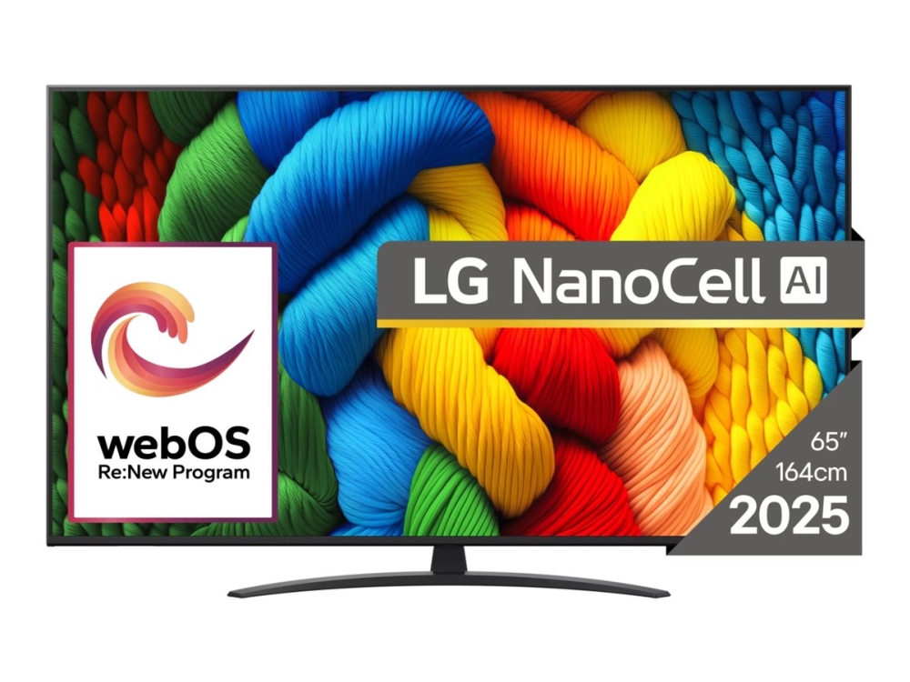Lg 65Nano81a3a - 65" Diagonal Klasse Nano81 Series Led-Bagbelyst Lcd Tv - Smart Tv - Webos - 4K Uhd (2160P) 3840 X 2160 - Hdr - Direct Led, Nano Cell