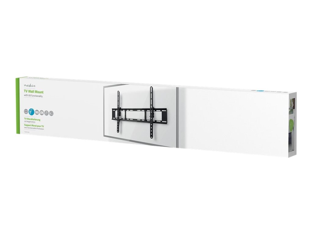 Nedis Tvwm1151bk - Beslag - Vipning - For Lcd Tv - Stål - Sort - Skærmstørrelse: 37"-70" - Vægmonterbar