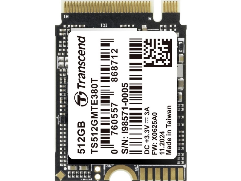 Transcend 1 Tb Intern M.2 Pcie Nvme Ssd Ts1tmte380t (Ts1tmte380t)