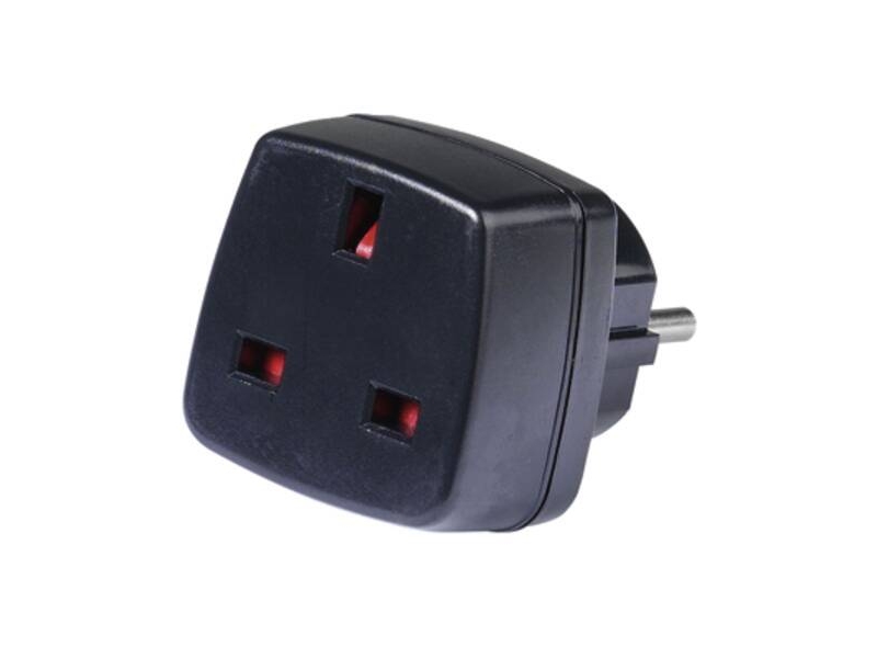 Vivanco VVTRAVADGB-SCH, Typ F, Typ G (UK), Rak, Rak, Svart, 152 mm | Datortillbehör - Laddare & Batterier - Övriga nätaggregat | GameStuff