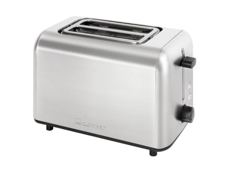 Clatronic Ta 3822, 2 Skive , Rustfrit Stål, Rustfrit Stål, Knapper, Niveau, Drejning, 850 W, 220 - 240 V