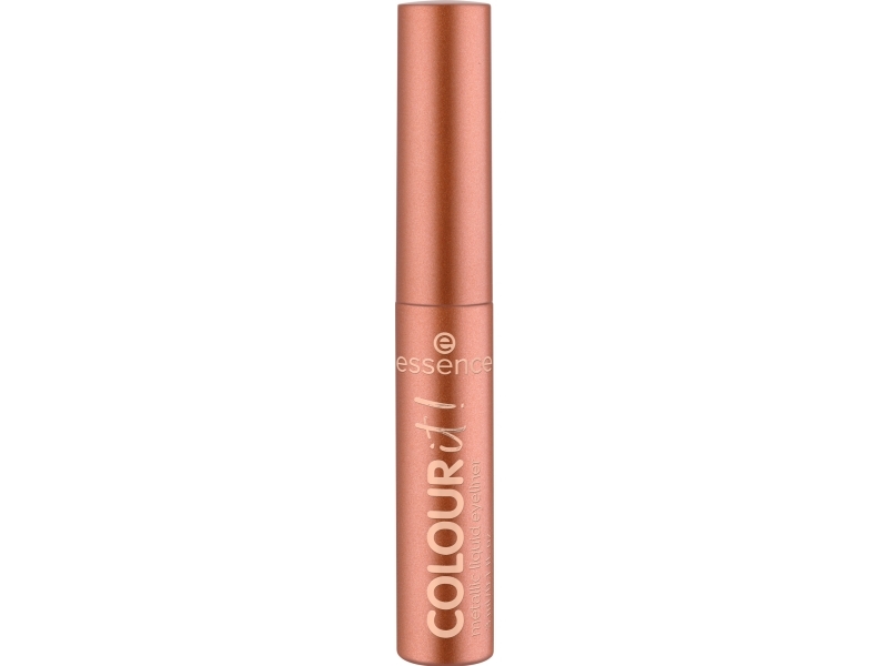 Essence COLOUR it!, Vätska, Flaska, brons, Burnished Bronze, 3 ml, Metallisk | Smink - Ögon - Eyeliner | GameStuff