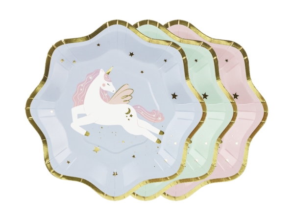 PartyDeco TPP94, Tallrik, Andra, papper, Multifärg, Bild, 6 styck | Catering - Engångsservis | GameStuff