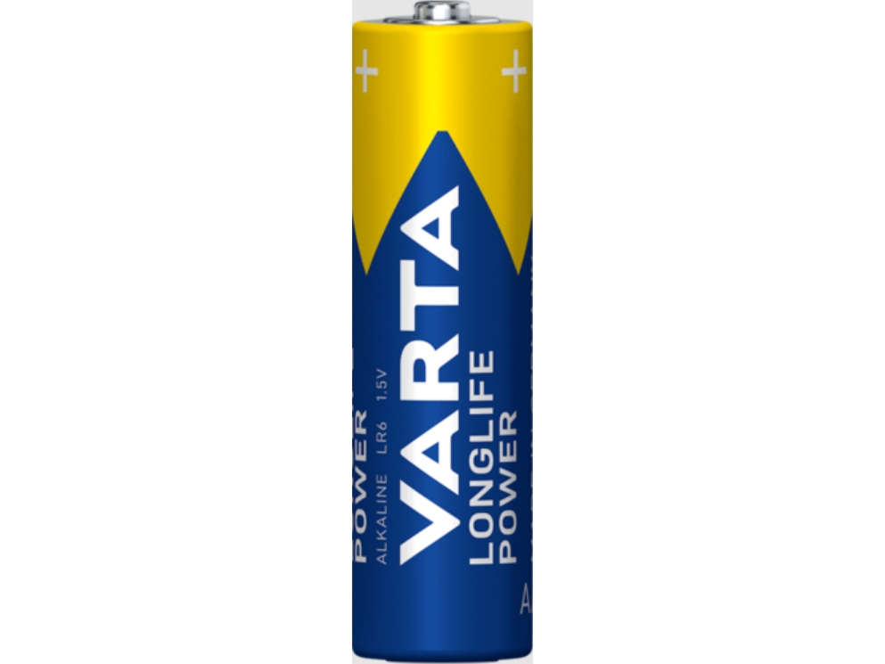 Varta Longlife, Engangsbatteri, AA, Alkaline, 1,5 V, 12 stk, 50,5 mm