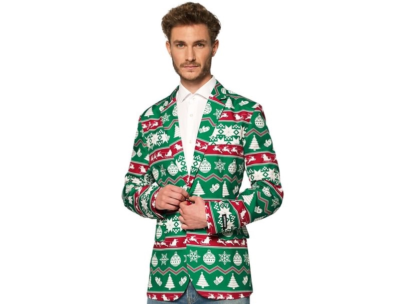 Suitmeister Green Nordic Blazer
