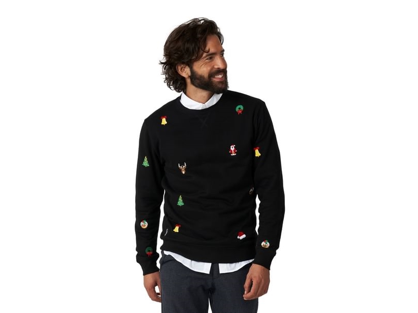 Julebluse X-Mas Icons, Sort