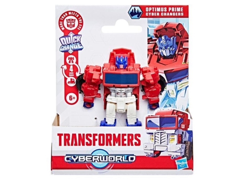 TRANSFORMERS TRANSFORMERIAI Cyberworld Figūrėlė Cyber Changers, 10 cm