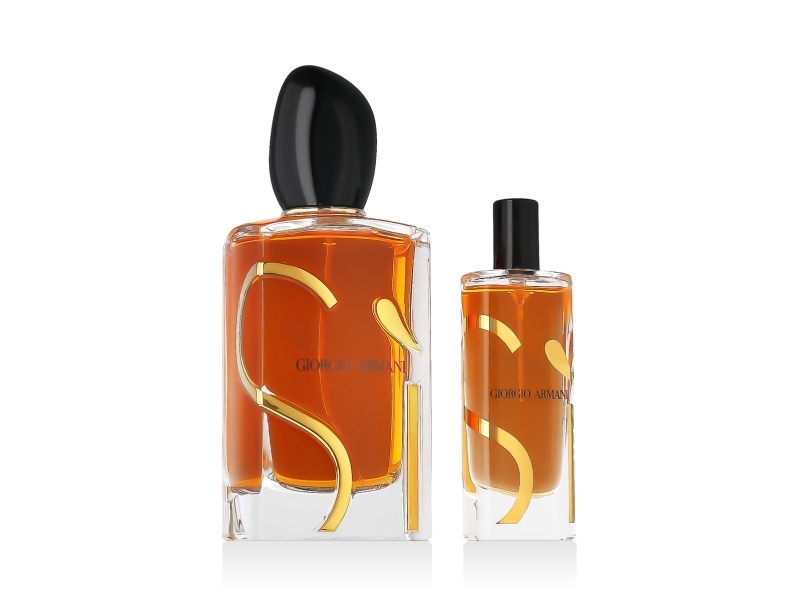 Giorgio Armani Sì Intense 2023 Edp Intense 15 Ml + Eau De Parfum Intense Refillable 100 Ml (Woman)