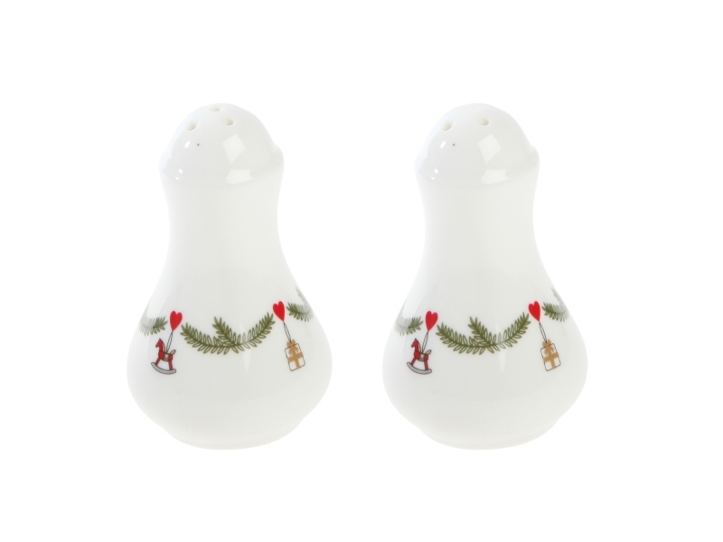 Det Gamle Apotek Classic Christmas Salz Und Pfeffer, H8,3Xdia5cm. Weiss