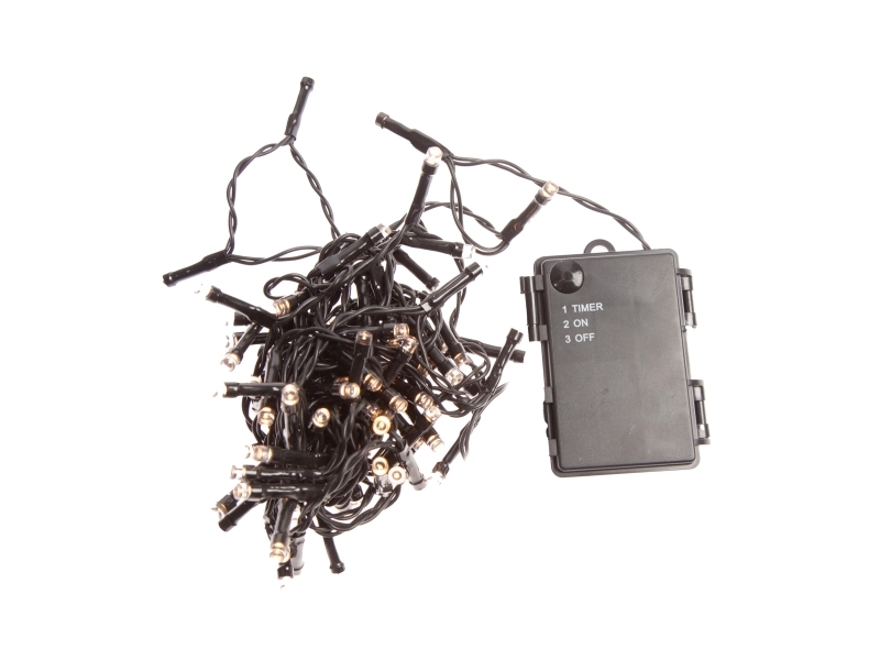 Det Gamle Apotek Lyskæde 80 led l395 cm ip44 grøn 3xaa(ekskl), 1/colorbox