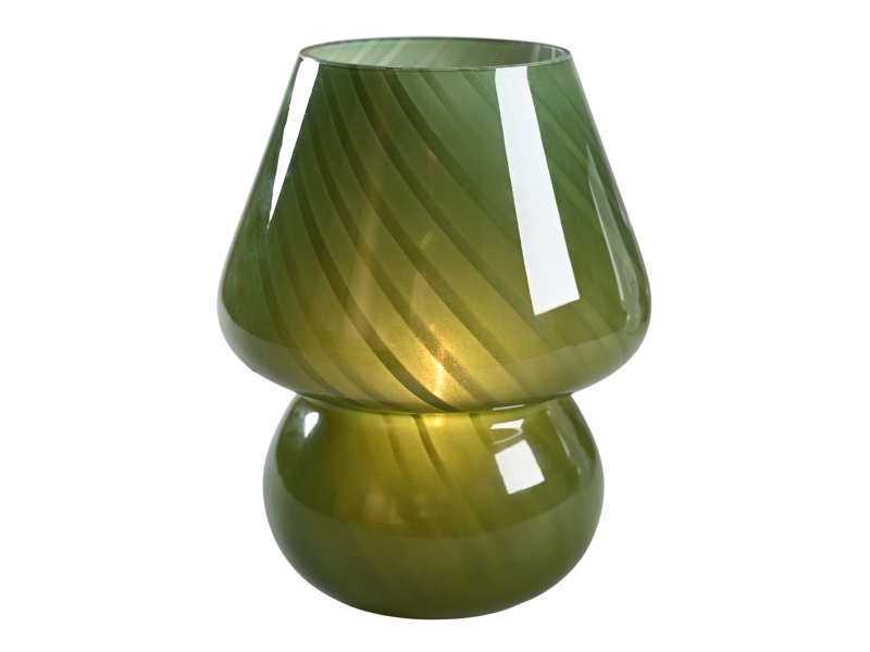 Det Gamle Apotek Tischleuchte, Mit 0,8W Glühbirne,H19,5Cm,Dia15cm,1/Colorbox,Grün,Exkl.2Xaaa,Ip20