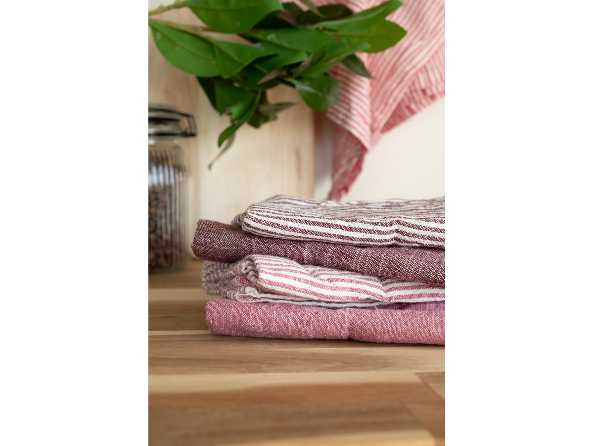 Det Gamle Apotek kökshandduk oeko-tex 50x70 cm röd 2-pack | Bostäder - Hemtextil - Kökstextilier | GameStuff