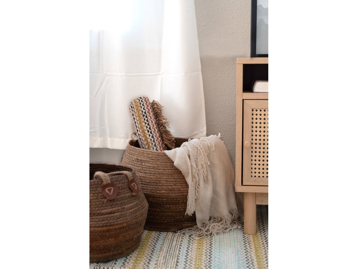 Det Gamle Apotek Kurvesæt, h 44/37cm, dia. 45/37cm, 2/sæt, natur