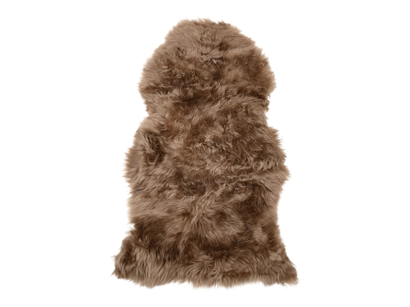 Det Gamle Apotek Lammeskind patchwork, h 85cm, b 55cm, 1/bag/stk., mocha
