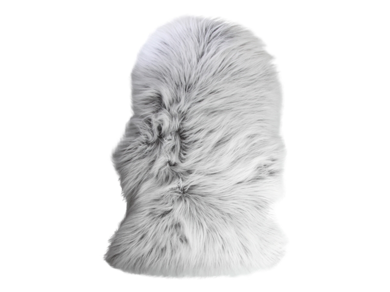 Det Gamle Apotek Kunstigt lammeskind - grå, h 90cm, b 60cm