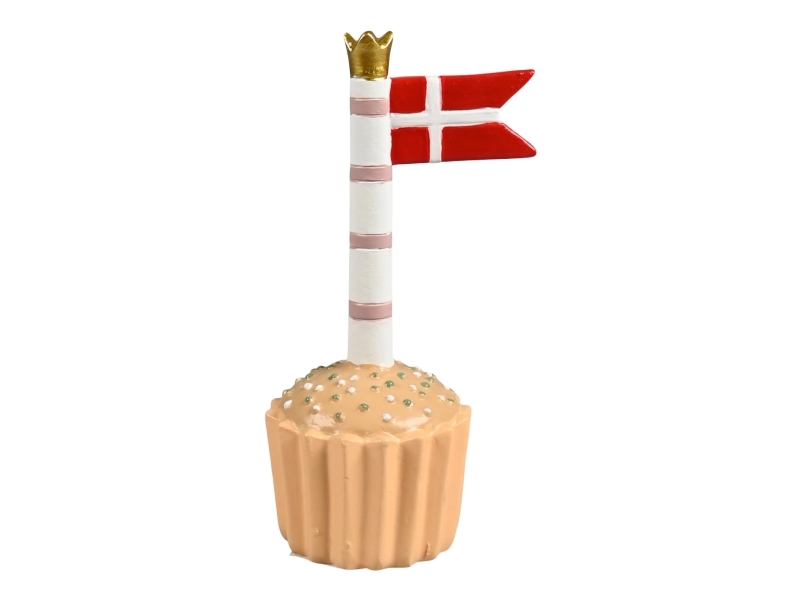 Det Gamle Apotek Flagge, H 12.5Cm+10.0Cm, 2Stk/Craftbox, Rot, G