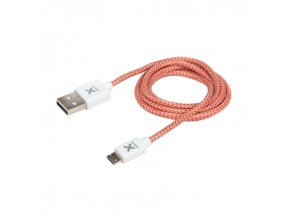 Xtorm Cx001, 1 M, Usb A, Usb 2.0, Hanstik/Hanstik, 0,48 Gbit/Sek., Rød, Sølv, Hvid